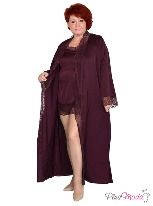 Халат Модель №1594 размеры 44-84 - Plusmoda фото 3