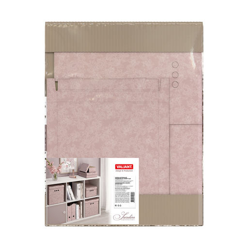 VAL JR-BCTN-4Smono Короб картонный, складной, малый, 25*33*18.5 см, монохром, набор 4 шт., JARDIN, шт