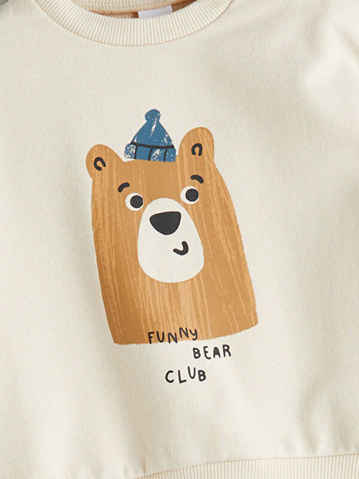 Ay? Bask?l? Erkek Bebek E?ofman Tak?m?