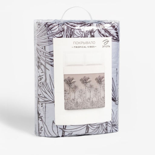 Покрывало Этель 2 сп Tropical vibes, 180х210 5см, микрофибра  фото 4