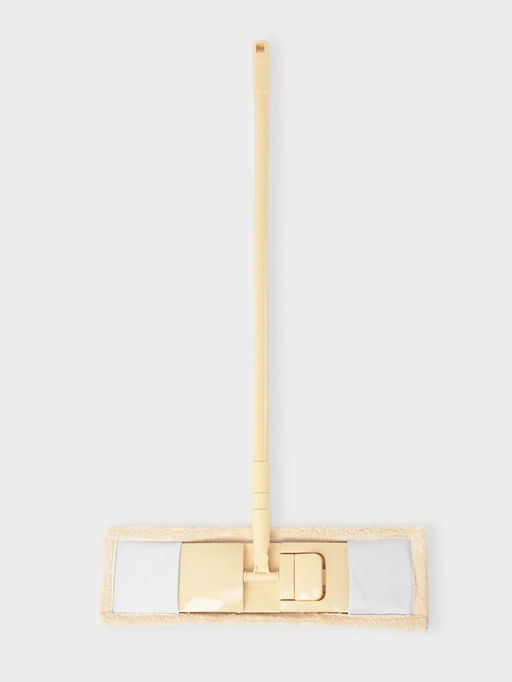 Швабра «Пастель», плоская, окрашенный телескопический черенок, микрофибра, 43×14×124 см