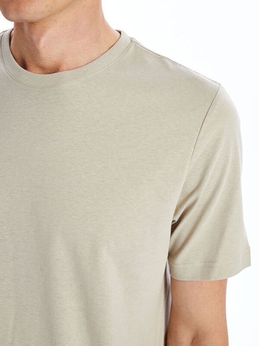 Bisiklet Yaka Penye Erkek Ti??rt