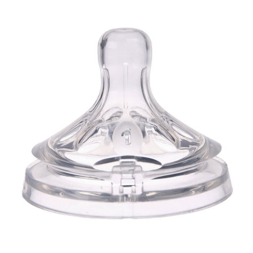 Соска на бутылочку M&B «Natural», антиколиковая, широкое горло Ø50 мм., от 0 мес., медленный поток