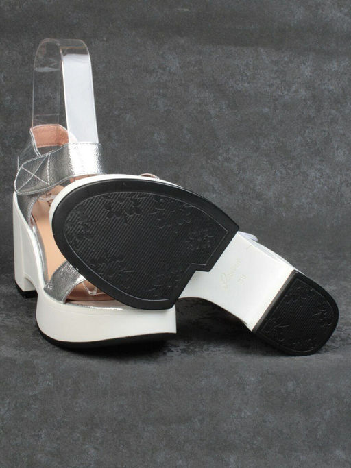 08-QL6989-1B WHITE Босоножки женские (натуральная кожа) - Фабричный китай фото 16