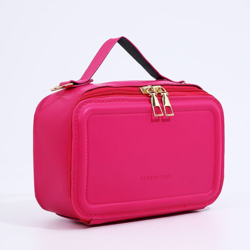 Сумка кросс-боди на молнии, цвет розовый - Simaland фото 3