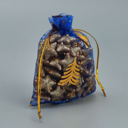 Цена за 20 шт. Мешочек подарочный органза «Волшебный лес», 10 х 12 см +/- 1.5 см