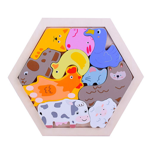 Пазл-вкладыш Домашние животные - Щепочка фото 2