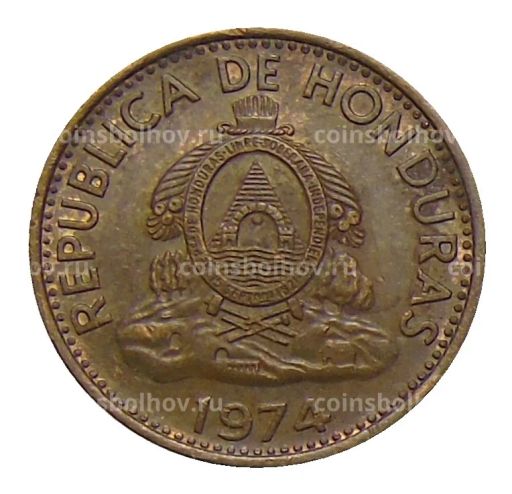 Монета 1 сентаво 1974 года Гондурас