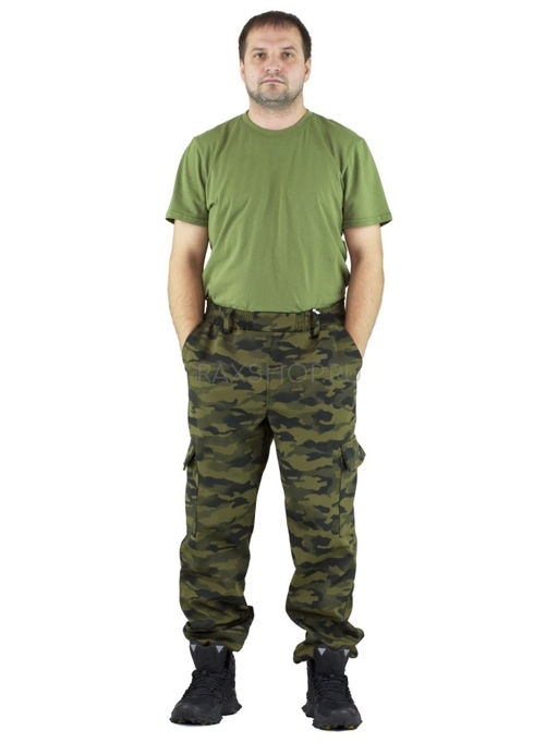 Удлиненный утепленный демисезонный костюм Forest trail G.Black для активного отдыха (горка на флисе) - Rax фото 10