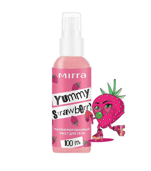 Парфюмированный мист для тела Вкусная клубничка 100 мл - Mirra фото 2