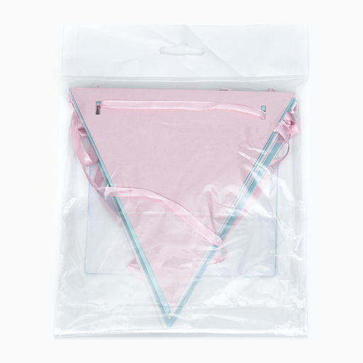 Гирлянда на ленте «Розовый и голубой» 400 см