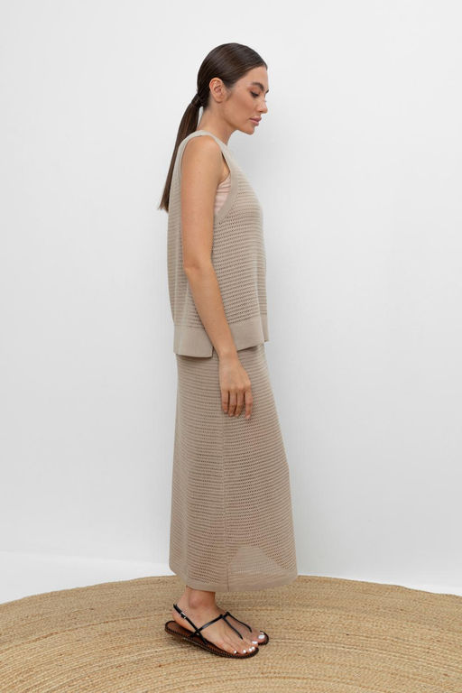 VERY NEAT _ ЕВ 733/бежевый юбка жен