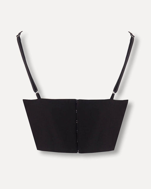 Укороченная блузка-топ корсетного кроя - Incity фото 3