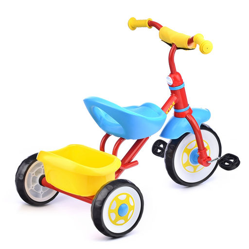 Велосипед трехколесный Rocket, колеса EVA 9"/7", цвет красный/синий