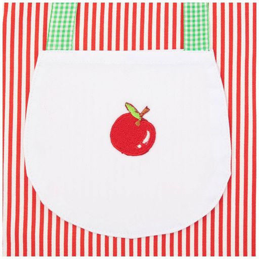ФАРТУК МАЛЕНЬКИЙ ДЕКОРАТИВНЫЙ ФРУКТОВЫЙ САД ,БЕЛЫЙ\КРАСНЫЙ, 100 - Lefard фото 3