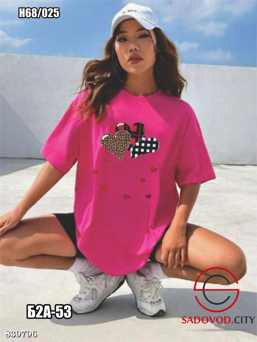 Футболка оверсайз с рисунком - Bruno фото 4