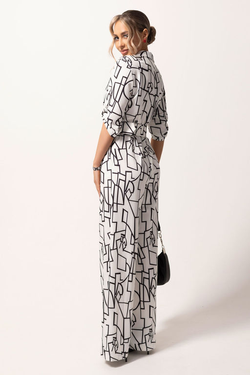 Комбинезон Golden Valley 1076 бело-черный  фото 3