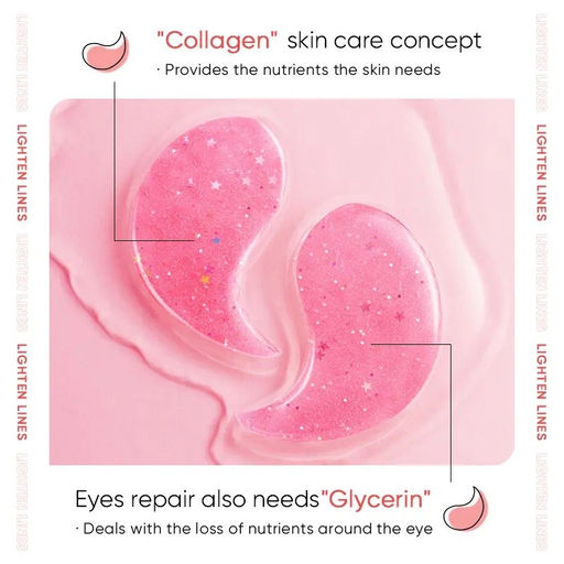 SADOER Гидрогелевые патчи от мимических морщин с экстрактом розы и коллагеном 60 шт - Bioaqua фото 4