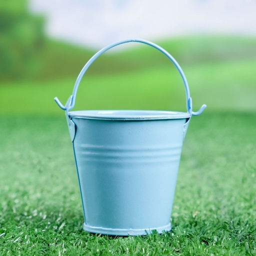 Цена за 3 шт. Кашпо «Ведерко Томми», 6×6 см, голубое