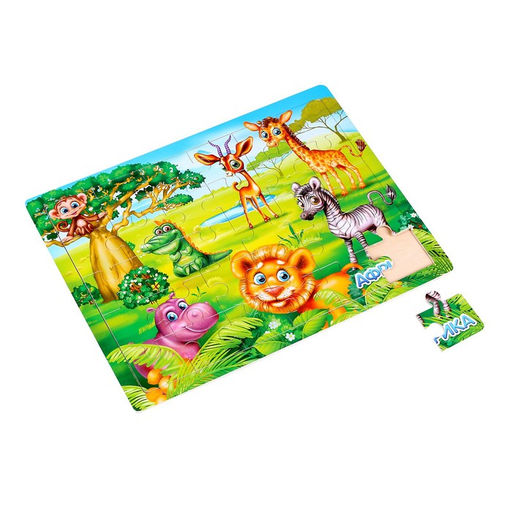 Пазл большой Африка, 30 элементов - Лесная мастерская фото 9