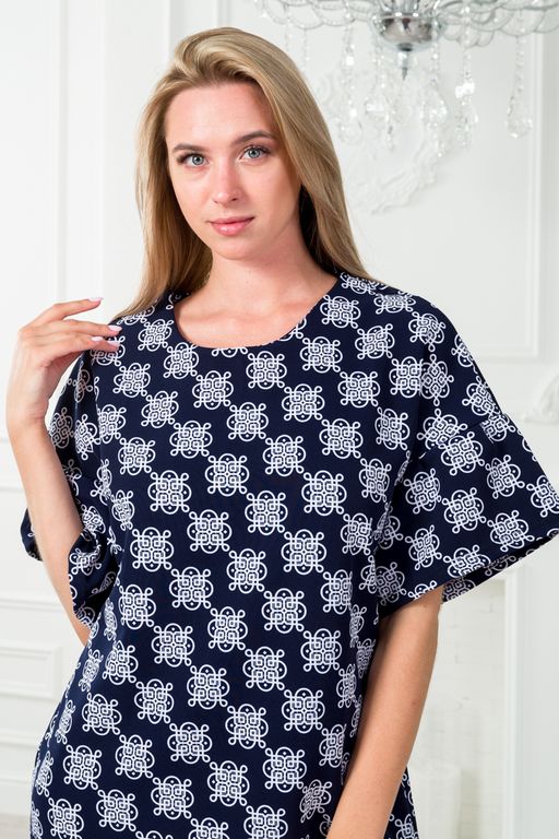 Платье женское из барби Барбара 2 вензель на синем - Амадэль фото 13