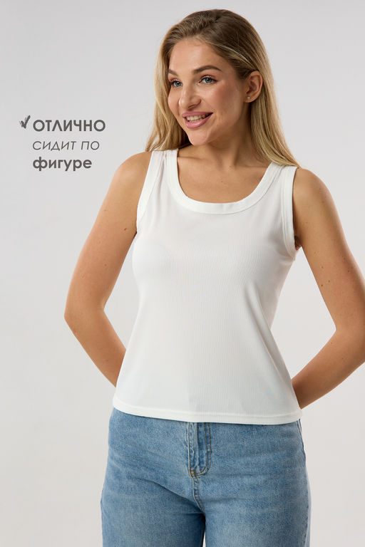 Майка женская в рубчик