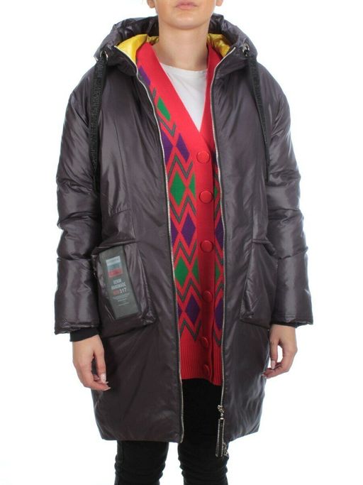 20-07 VIOLET Пальто зимнее облегченное YIGAYI - Fashion фото 7