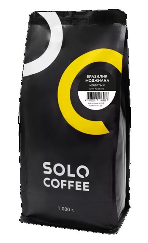 Кофе в зернах Solo Coffee Бразилия Моджиана (100% арабика), свежеобжаренный  фото 6