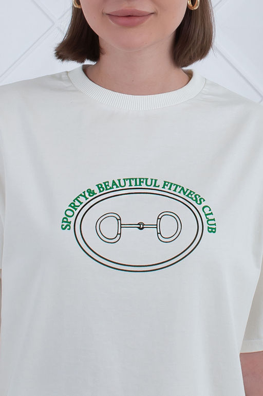 Арт. 3186 Футболка женская 42-48 - 5+3 фото 4