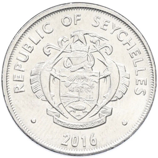 Монета 25 центов 2016 года Сейшелы
