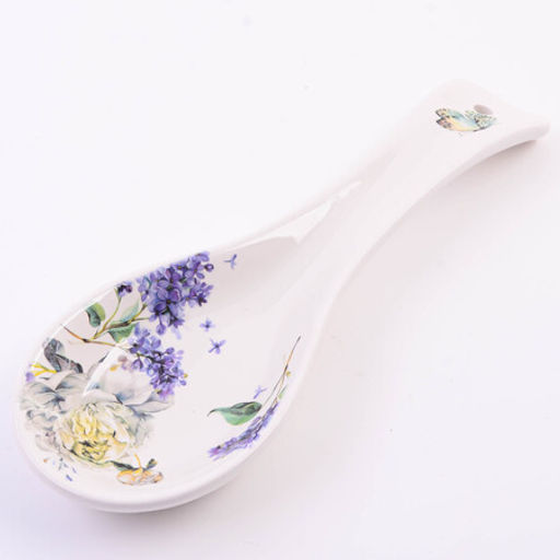 60205 Подставка под ложку 22,3см Букет фантазий доломит LR (х72)