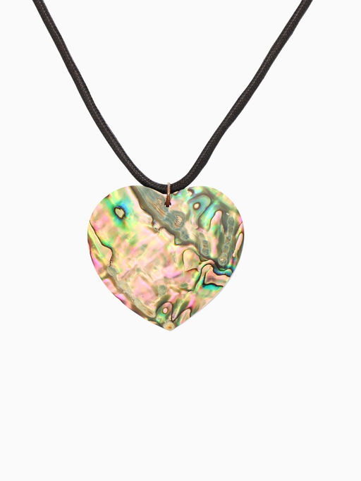 Кулон «Сердце», ракушка абалон