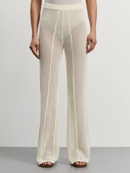 Прямые вязаные брюки / Zarina  фото 2