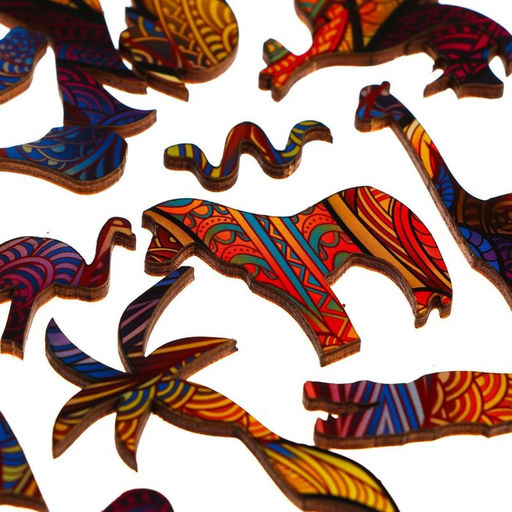 Пазл фигурный Царь зверей - Puzzle фото 15