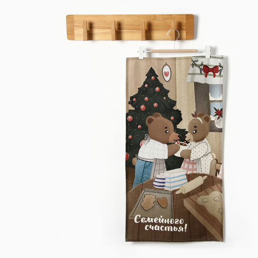 Полотенце Этель Вears, 4073 см, 100% хлопок, саржа 190 г/м