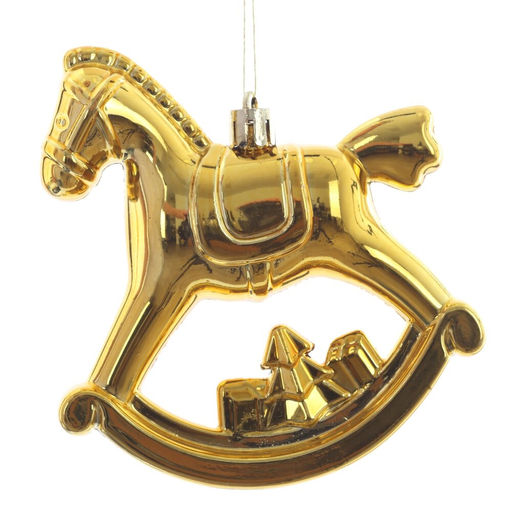 Набор из 2шт, Украшение новогоднее "Лошадка", L11 W5 H10 см