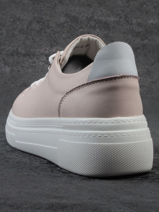 03-YE71-2 PINK Кеды женские (натуральная кожа)