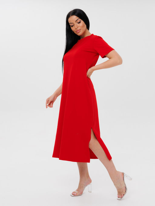 751 ЖЕНСКОЕ ПЛАТЬЕ (Красный) - А-дина фото 4