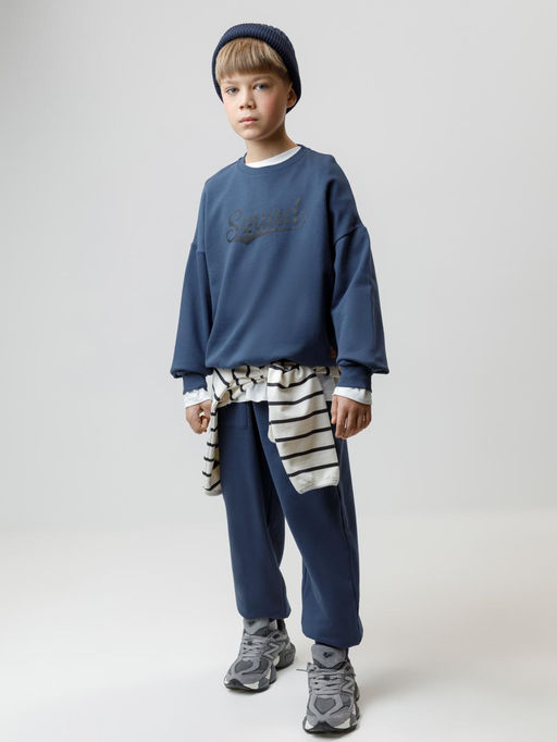 КР 302796/синий космос к618 джемпер (свитшот) для мал - Crockid фото 3