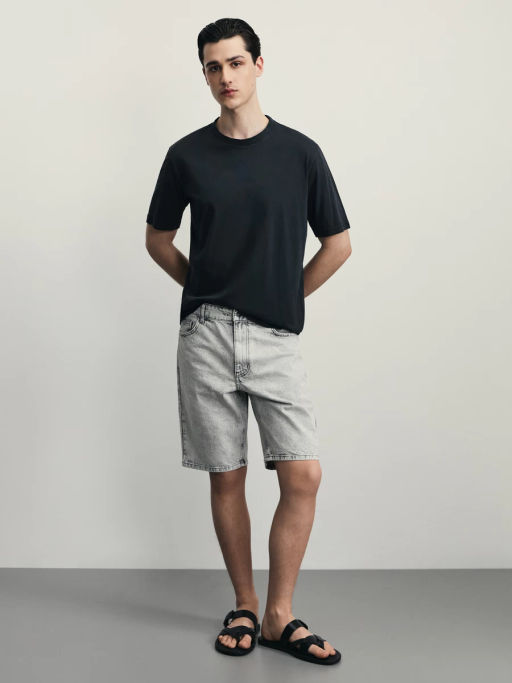 шорты джинсовые мужские / Zarina  фото 2