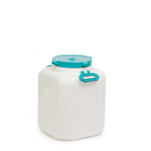 Канистра-Бочка 40л. прям. (горл. 215мм) с навесными ручками М680