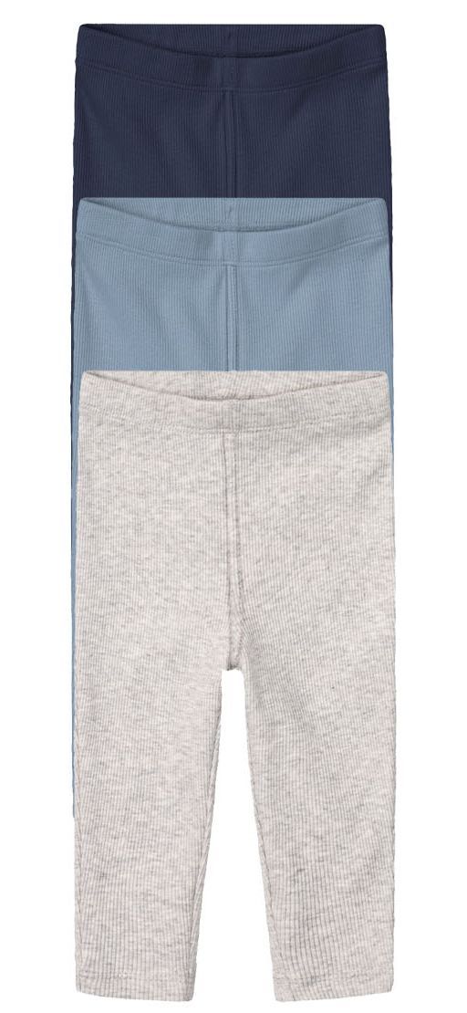 Леггинсы для девочек в рубчик LUPILU набор 3 шт  фото 5