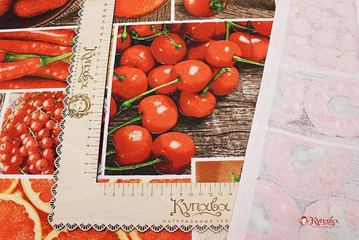 Рогожка Премиум Сочное ассорти, СОРТ2, ш.1.5м, хлопок-100%, 200гр/м.кв - Купава фото 2
