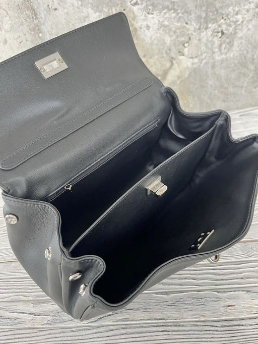 Женская кожаная сумка-портфель 8399-2 Черный - Sergio valentini фото 5