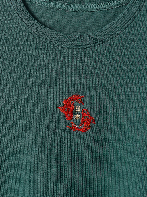 Футболка мужская прямая зеленая - Mark formelle фото 5