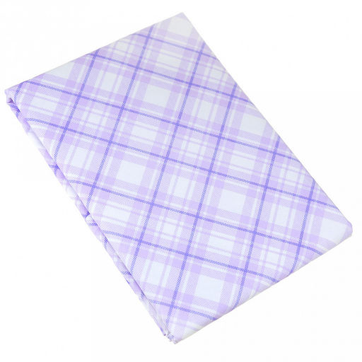 "Аромат лаванды К" Скатерть 180х145см, длина стола до 140см, на 6 персон, хлопок "Премиум" 186г/м2, "Домашняя мода" (Россия)