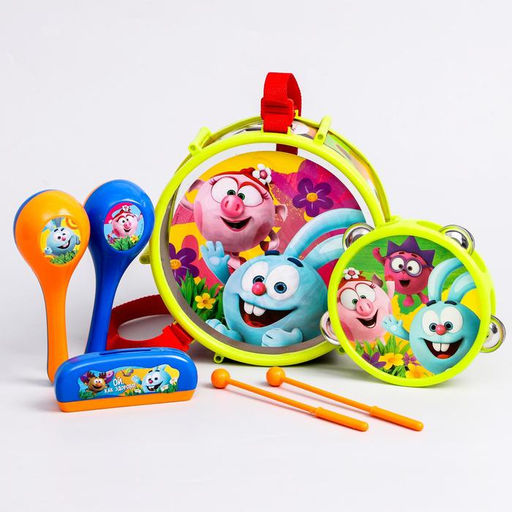 Набор музыкальных инструментов Смешарики, 5 предметов
