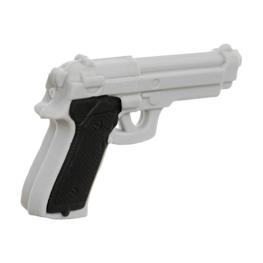 Цена за 140 шт. Ластик фигурный "Пистолет", МИКС