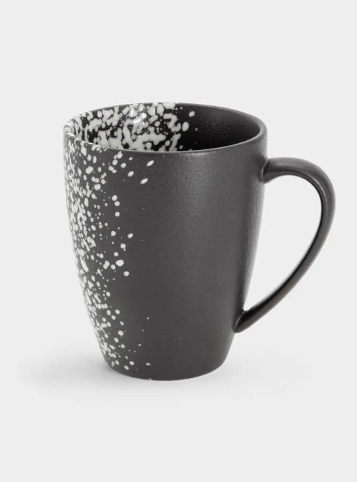 Кружка, 400 мл, фарфор P, черная, в белую крапинку, Caviar Galaxy - Maxwell & Williams фото 3