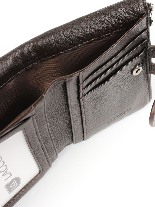LACCOMA кошелек LA-2088-темно-коричневый натуральная кожа